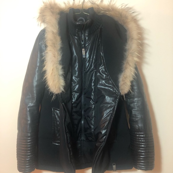 🥶 🚨RUDSAK Leather sleeves and fur trimmed ja… - Picture 4 of 5